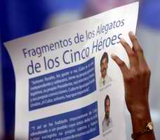 Reclaman j&oacute;venes cubanos justicia para los Cinco