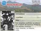 Tarjeta QSL - Radio Rebelde