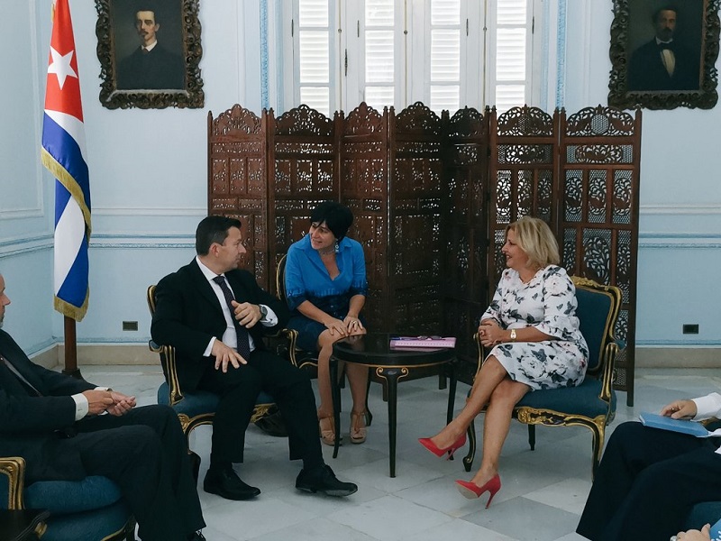 Cuban deputy foreign minister receives Czech secretary of state