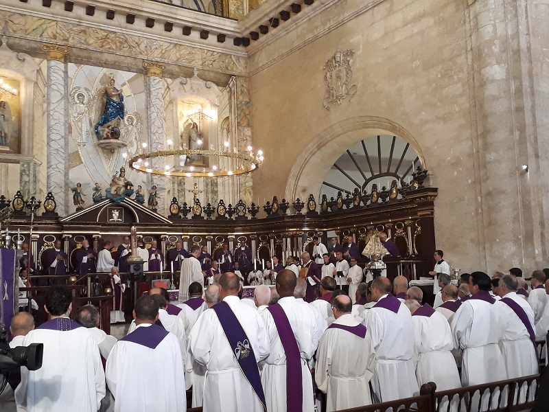 Celebran misa de exequias para despedir al Cardenal Jaime Ortega