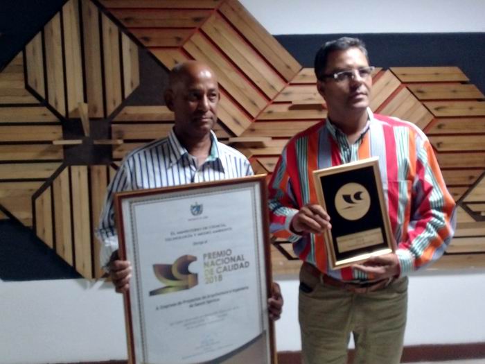 Entregan Premio de Calidad de la Repblica de Cuba a empresa de Sancti Spritus Entregan Premio de Calidad de la Repblica de Cuba a empresa de Sancti Spritus
