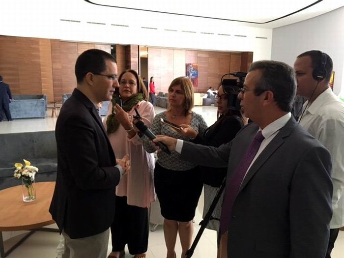 El canciller Jorge Arreaza es uno de los dirigentes m�s j�venes de la Revoluci�n Bolivariana