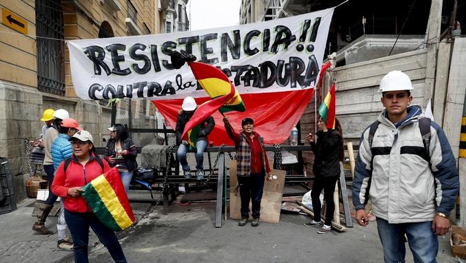 Convertida ciudad de El Alto en epicentro de la resistencia antigolpista en Bolivia