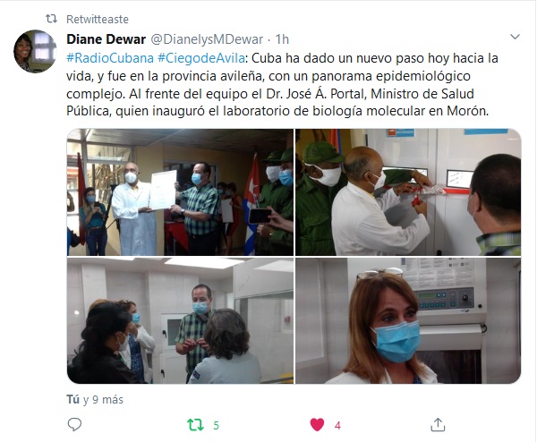 Inauguran nuevo laboratorio de biología molecular en Ciego de Ávila
