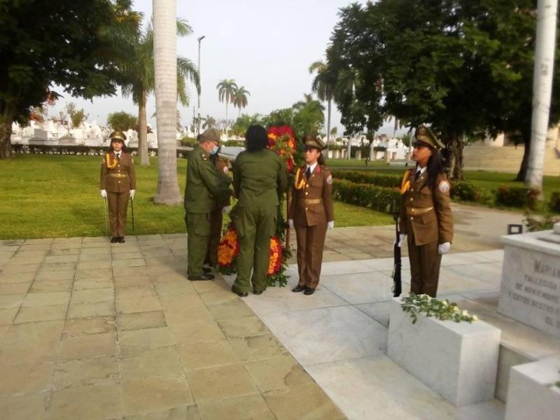 Homenaje de Raúl y del pueblo de Cuba a Mariana Grajales en el Día de las Madres