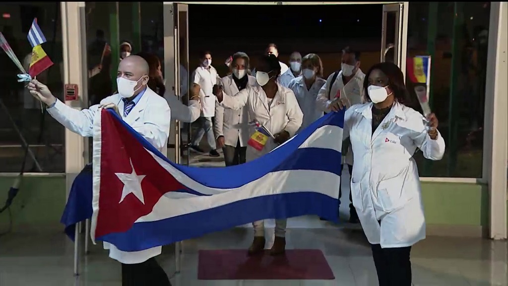 En la Patria, Brigada Médica Cubana que enfrentó la COVID-19 en Andorra