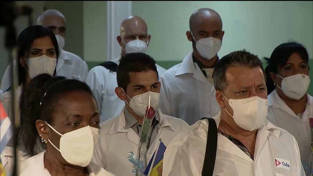 En la Patria, Brigada Médica Cubana que enfrentó la COVID-19 en Andorra