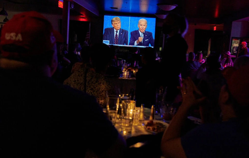 Del primer debate entre Trump y Biden Del primer debate entre Trump y Biden