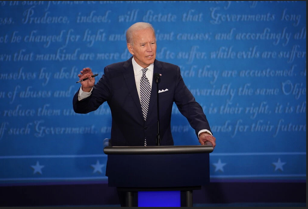 Del primer debate entre Trump y Biden Del primer debate entre Trump y Biden