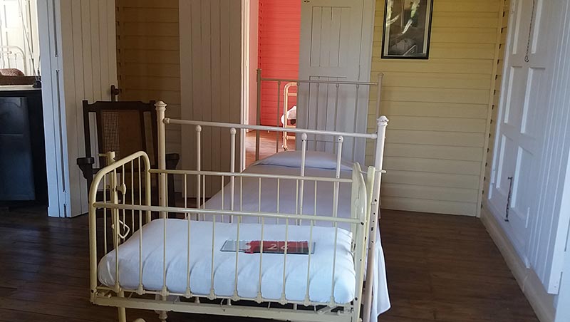 Habitaci�n de partos en Bir�n. Foto: Mabel Pe�a