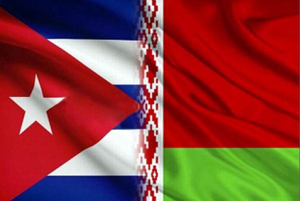 Flags of Cuba and Belarus.