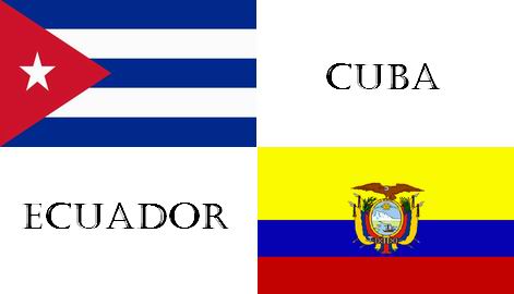 Bandera CubaEcuador La solidaridad entre Ecuador y Cuba qued fortalecida 