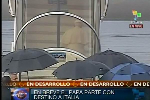 Últimos minutos de Benedicto XVI en Cuba