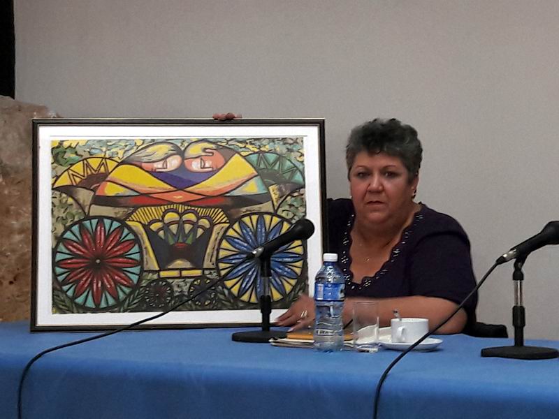 Presidenta nacional de la Asociación Cubana de Limitados Físico - Motores (ACLIFIM), Mabel Ballesteros López.