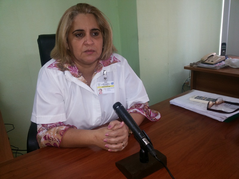  Doctora Yadira Olivera Nodarse, subdirectora provincial de Salud y directora del centro provincial de Higiene, Epidemiologia y Microbiología. Foto del autor