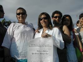 Graduación de estudiantes de medicina