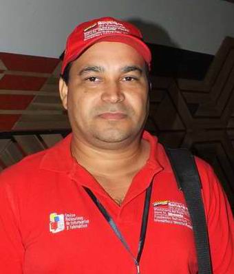 Coordinador de Tecnología de la Información y la Comunicación para el Desarrollo Educativo en el estado bolivariano de Guárico, Franklin Carapa Unda. Foto: Abel Rojas.