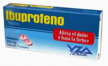 ¡Cuidado con el iburprofeno! 