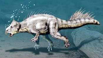Los dinosaurios recorrían largos trayectos a nado 