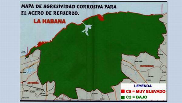 Desarrollan investigadores cubanos mapa de corrosividad de la atm�sfera