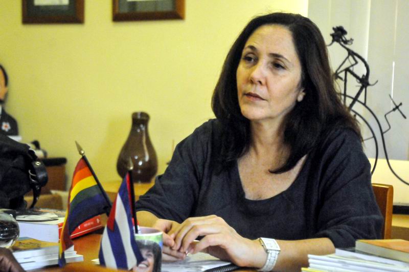 Mariela Castro Espín, directora del Centro Nacional de Educación Sexual, Cenesex, en entrevista exclusiva con la Agencia Cubana de Noticias