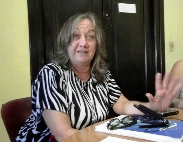 Directora Centro de Investigaciones medio Ambiente, Nereida Junco.