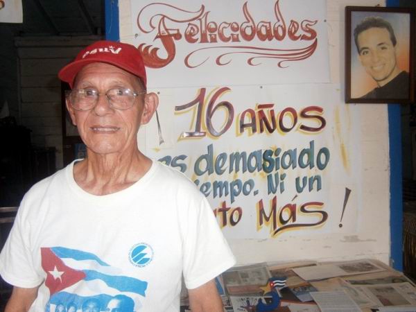 Fue un pensamiento del compañero Fidel, cuando dijo Volverán. Foto: Mireya Ojeda Fue un pensamiento del compañero Fidel, cuando dijo Volverán. Foto: Mireya Ojeda