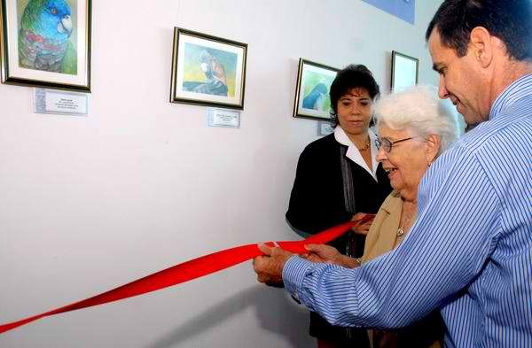 Inauguración de las acuarelas en el hotel Riviera. Foto AIN Inauguración de las acuarelas en el hotel Riviera. Foto AIN