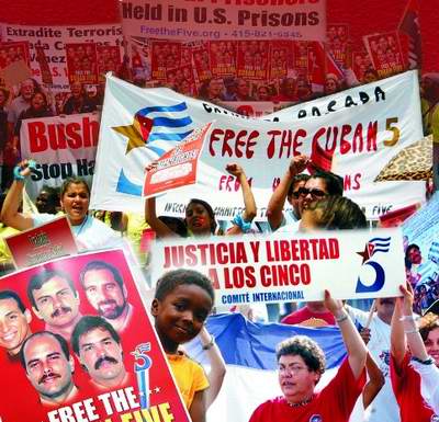 U.S. Activists Support Cause of The Five