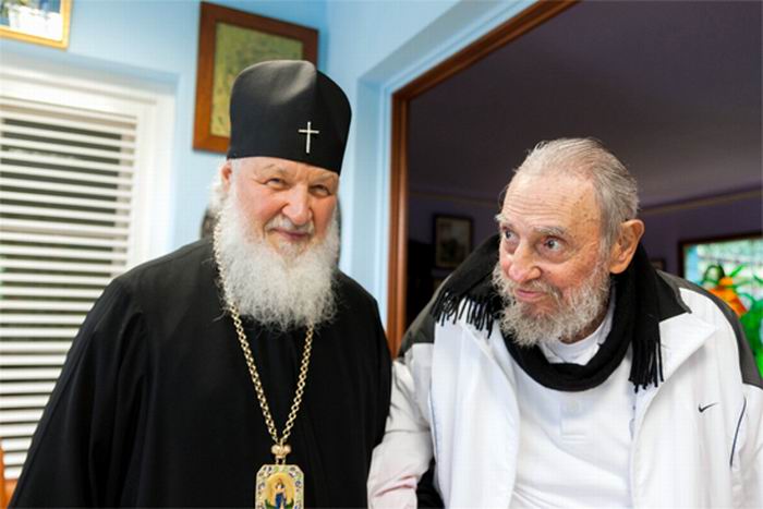 Resalta Fidel Castro importancia del encuentro entre el Papa Francisco y Su Santidad Kirill