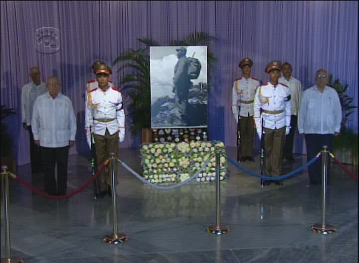 Última guardia de honor al líder de la Revolución, Fidel Castro