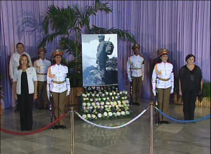 Última guardia de honor al líder de la Revolución, Fidel Castro