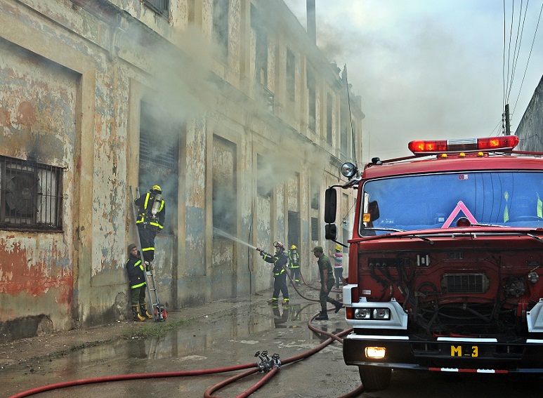 El altruismo de un bombero
