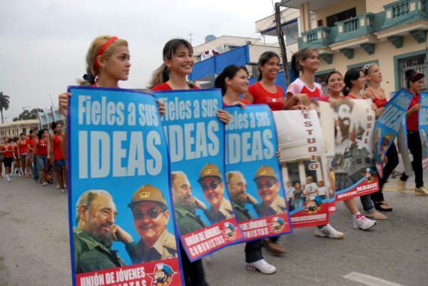 1ro. de Mayo en Sancti Spíritus, Cuba 2010
