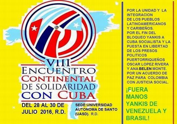  VIII Encuentro Continental de Solidaridad con Cuba
