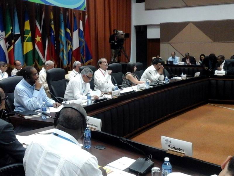 El Vice ministro del MINREX agradece presencia de todas las delegaciones en esta VII Cumbre de la AEC
