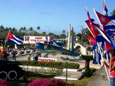 Acto en Playa Gir�n.