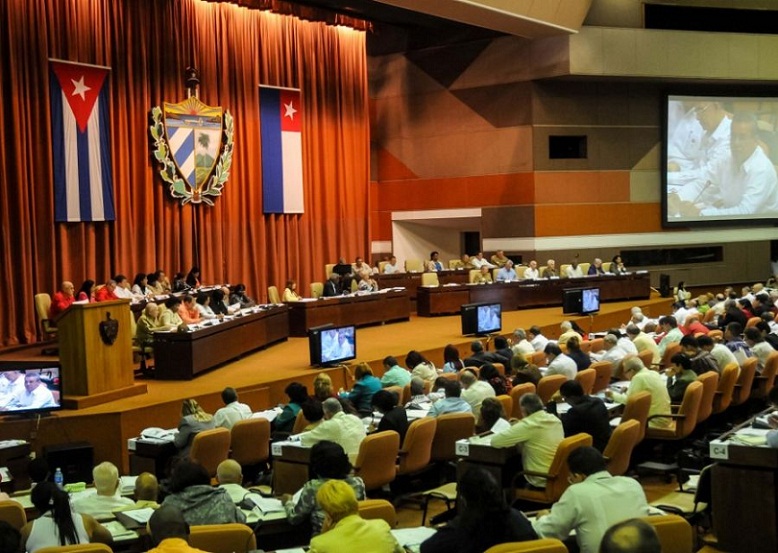 The National Assembly of People´s Power in Cuba.