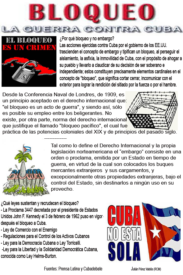 Cuba-EE.UU: ¿Por qué el bloqueo no es “embargo”?