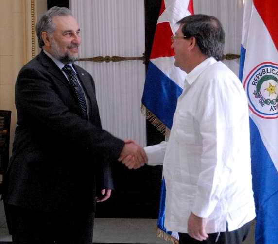 Encuentro entre cancilleres. Foto AIN