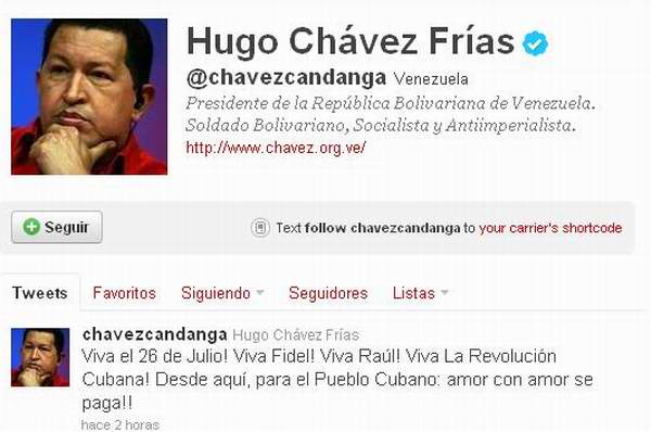 �Viva el 26 de Julio! Viva Fidel! Viva Ra�l! Viva La Revoluci�n Cubana! Desde aqu�, para el Pueblo Cubano: amor con amor se paga