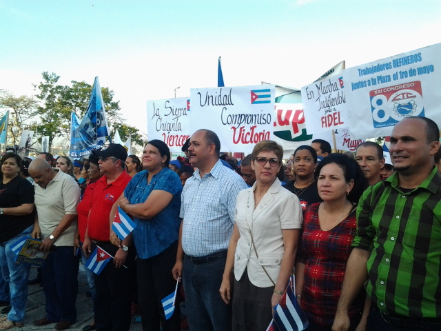 Los habaneros a la Plaza el Primero de Mayo (+Audio)