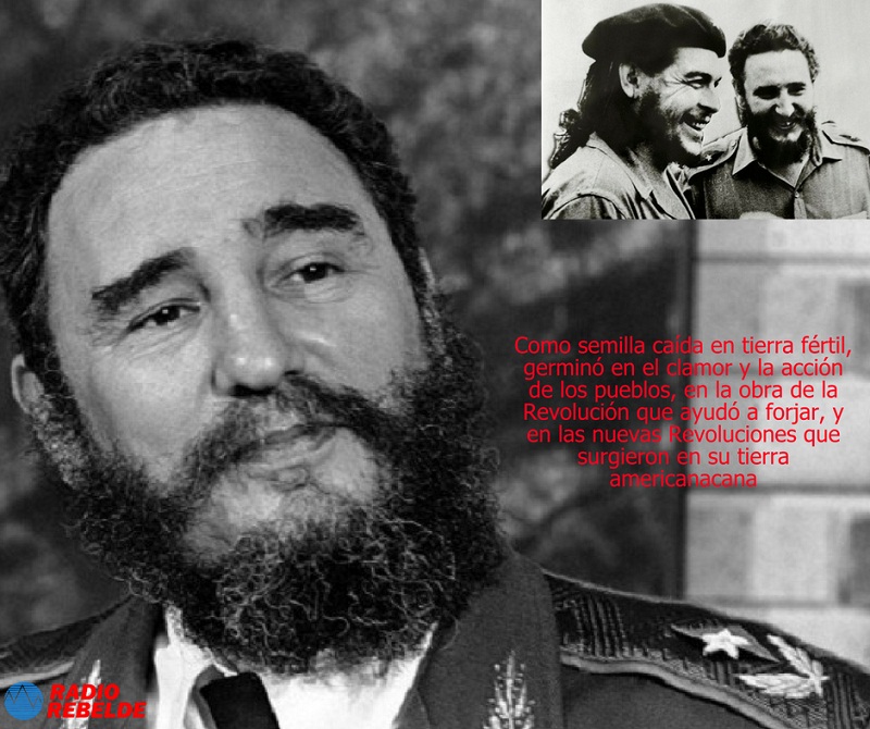 Ernesto Che Guevara y Fidel Castro