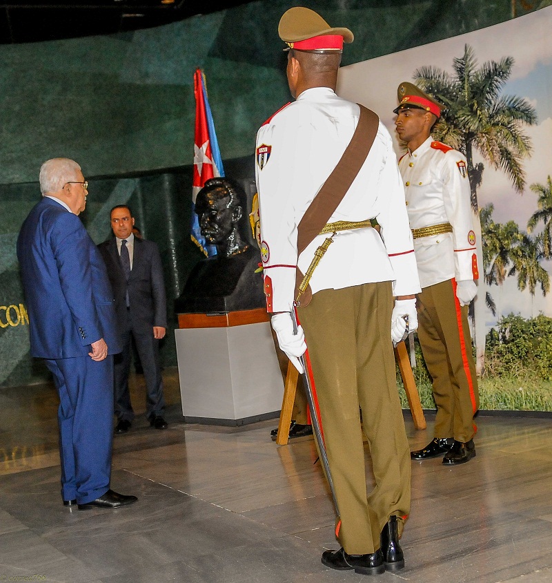 Mahmoud Abbas rindió tributo al Héroe Nacional José Martí