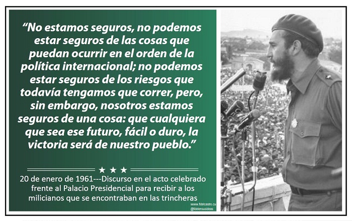 Fidel Castro: La defensa de la Patria es un derecho (+Audio)