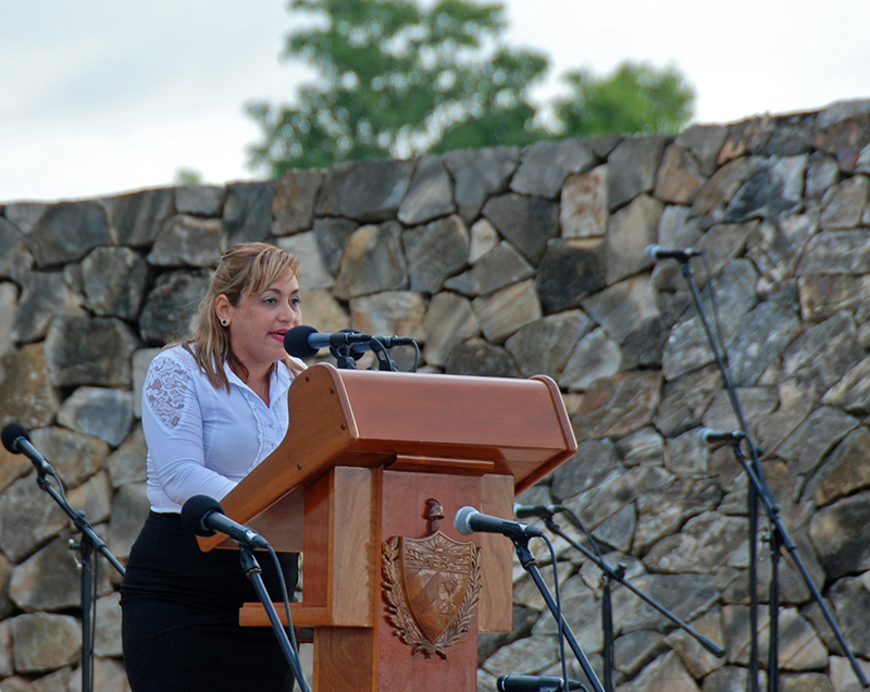 J�venes cubanos ratifican continuidad de gesta iniciada hace 150 a�os. Foto: Lizet M�rquez