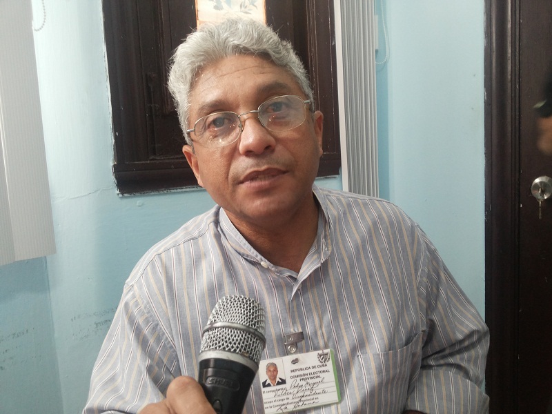 Pedro Miguel Viltres Pérez, vicepresidente de la Comisión Electoral Provincial de La Habana