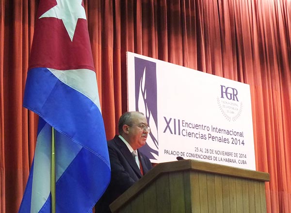 Inauguran XII Encuentro Internacional Ciencias Penales 2014 (+Audio)