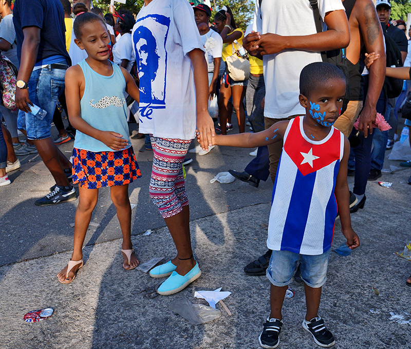 Todos fuimos Fidel este primero de mayo. Fotos: Sergei Montalvo Aróstegui