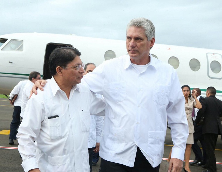 Díaz-Canel: La Revolución Sandinista podrá contar siempre con el apoyo de los cubanos